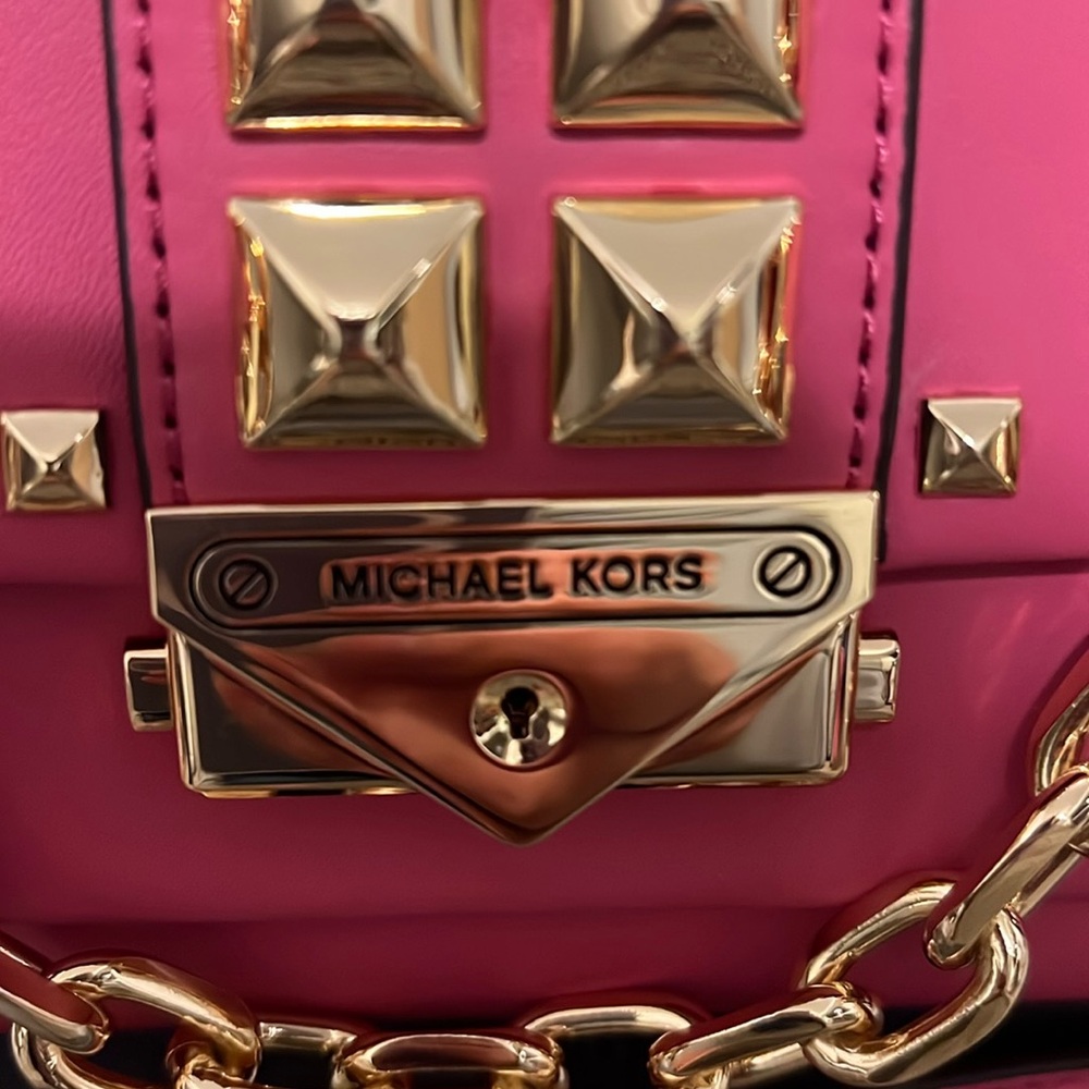 🎀NeW! Michael Kors Cece MD Flap Studded Shoulder Bag - Picture 3 of 7